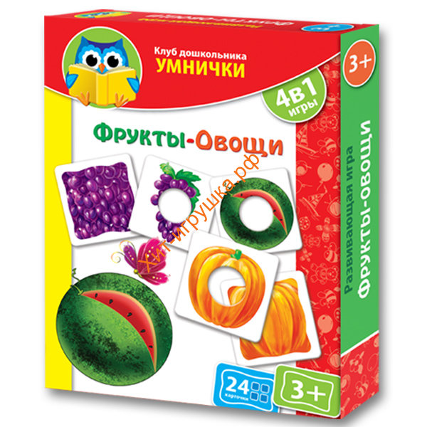 Развивающая игра "Фрукты-Овощи" VT1306-06