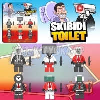 Фигурки для конструктора Скибиди Туалет Skibidi Toilet / совместимы с лего 85026