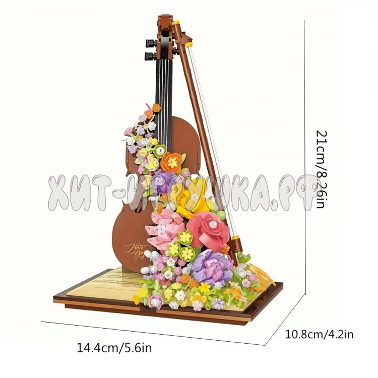 Конструктор Цветы и виолончель 950 дет. 21228