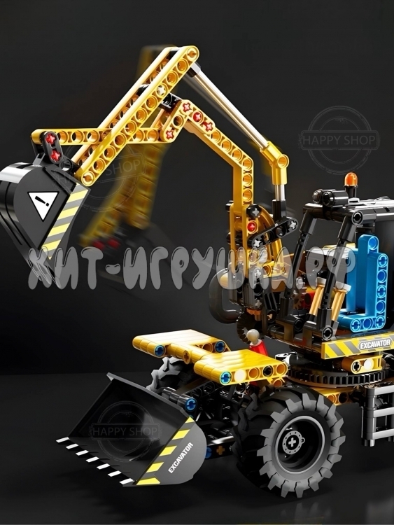 Конструктор Экскаватор 489 дет. T3037 Конструктор Экскаватор 489 дет. T3037