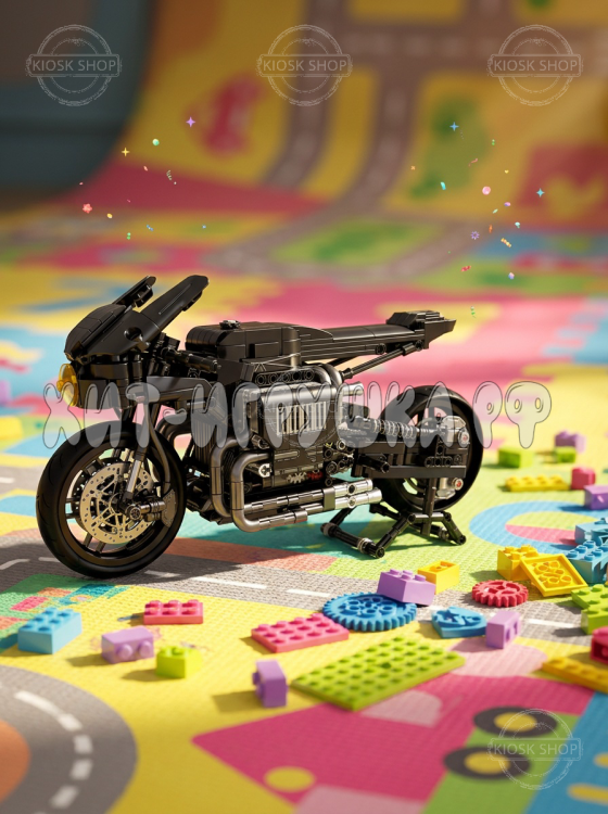 Конструктор Мотоцикл 1080 дет. 672009 Конструктор Мотоцикл 1080 дет. 672009