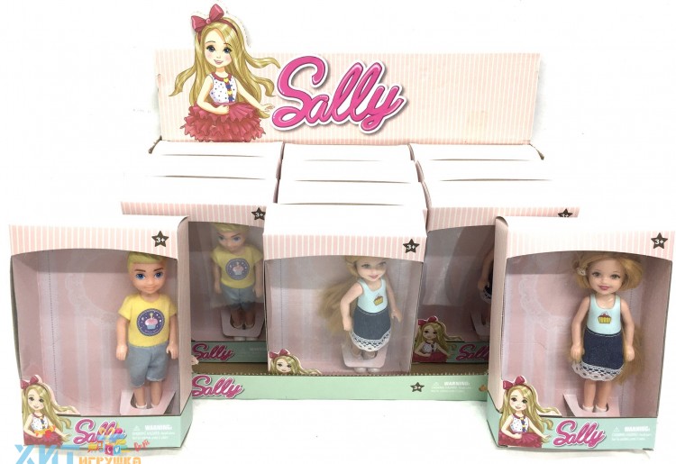 Кукла Sally 12 шт в блоке 7723-B