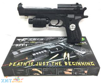 Пистолет детский пластик с прицелом 921-1