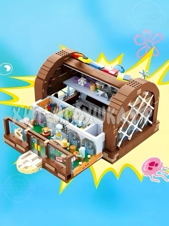 Конструктор Спанч Боб. Красти краб 2700 дет. AB0027 Конструктор Спанч Боб. Красти краб 2700 дет. AB0027