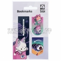Закладки магнитные для книг 3 шт "Catbox" MESHU MS_46725