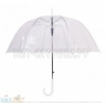 Зонт прозрачный детский со свистком 0008