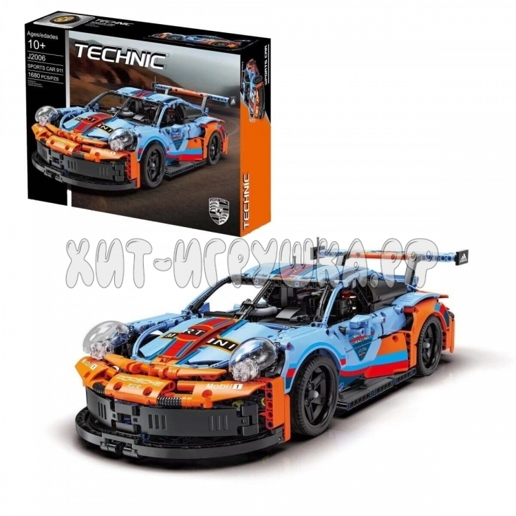 Конструктор Машина Porsche 911 RSR 1680 дет. GPZ91106 / J2006