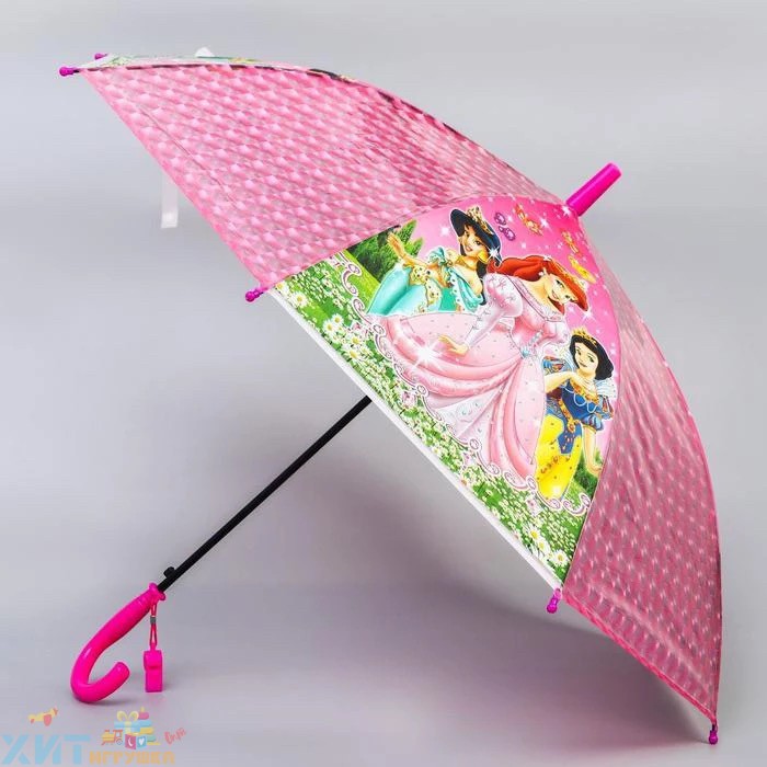 Зонт 3D со свистком Мультгерои в ассортименте K3D
