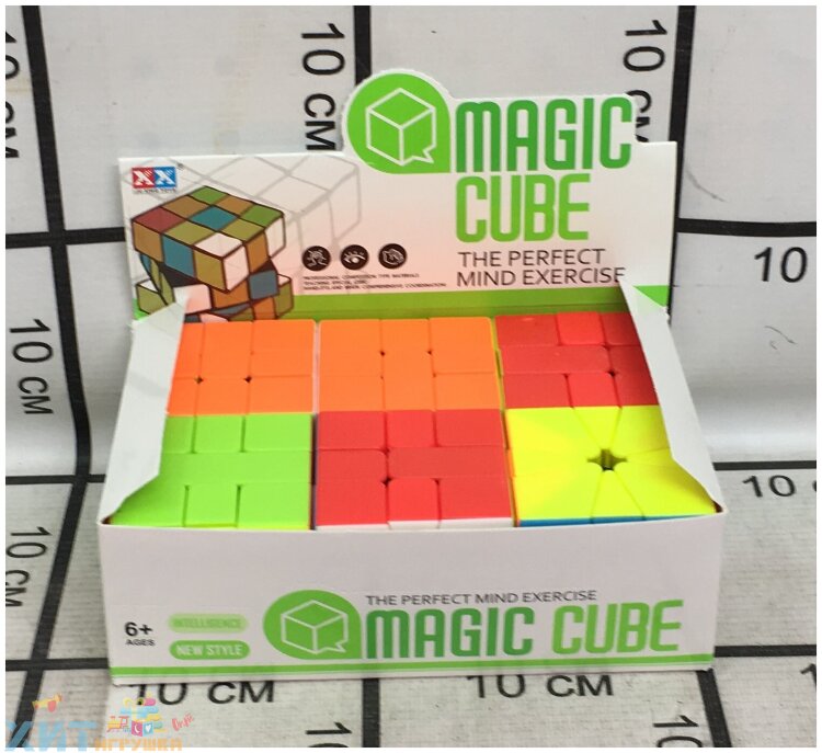 Кубик Рубика Звезда внутри 6 шт в блоке 2188-14