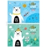 Альбом 40 л. А4 на склейке "Рисунки. Bear hug" в ассортименте ArtSpace А40кл_36142
