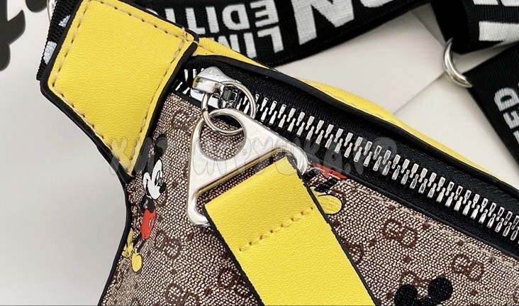 Сумочка детская для девочки через плечо на пояс Микки МАУС QN01