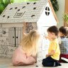 Картонный домик-раскраска "Бибалина" (Colouring play-house) анг. язык BBl 003-001