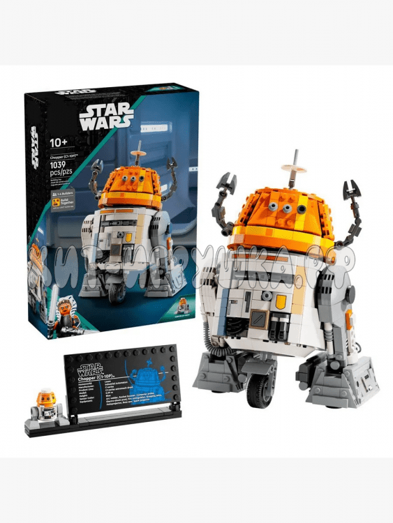 Конструктор Звездные войны. Астромеханический дроид Chopper C1-10P 1039 дет. 35410 Конструктор Звездные войны. Астромеханический дроид Chopper C1-10P 1039 дет. 35410