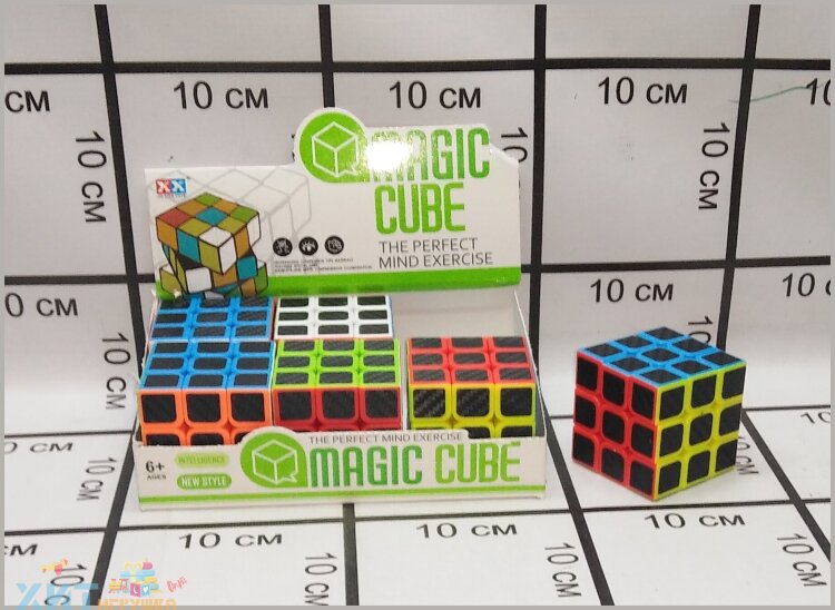 Кубик Рубика 3х3 6 шт в блоке 2188-8755