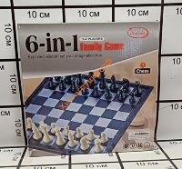 Набор шахматы 6 в 1 6118
