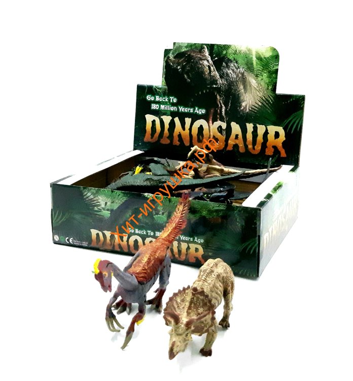 Динозавры 12 шт в блоке D2019-12