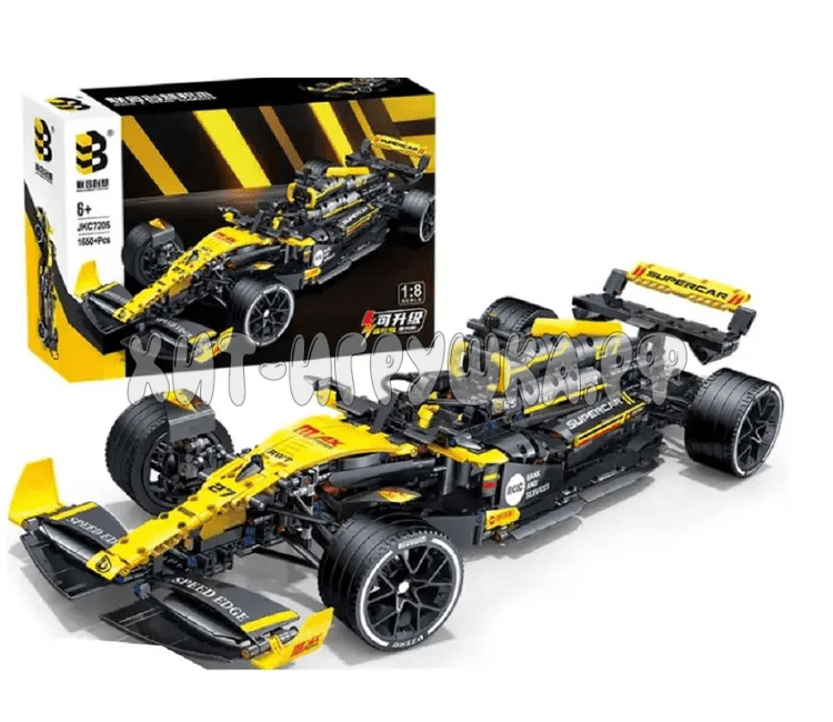 Конструктор Болид Формулы 1 Renault F1 1650 дет. 1E-JKC7205