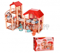 Кукольный домик с куклой и питомцем 2022-109