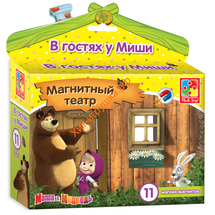 Магнитный театр Маша и Медведь "В гостях у Миши" VT3206-21