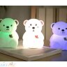 Ночник светодиодный Bear/ Силиконовый светильник-ночник в ассортименте LT-A2069