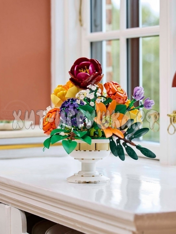 Конструктор Цветочная композиция 1161 дет. 3389