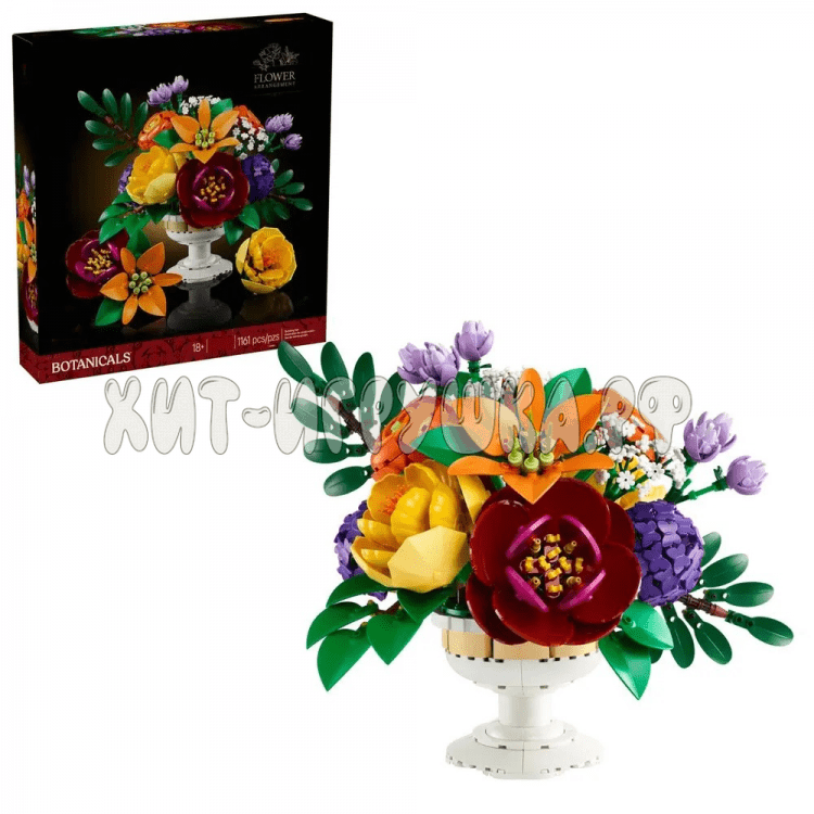 Конструктор Цветочная композиция 1161 дет. 3389