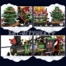 Конструктор Рождественский поезд 1296 дет. (свет, звук, имитация дыма, Р/У) 12012