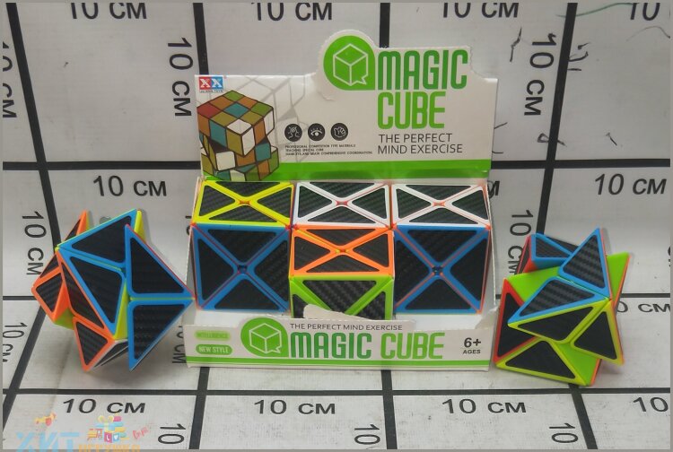 Кубик Рубика диагональный 6 шт в блоке 2188-8934-1