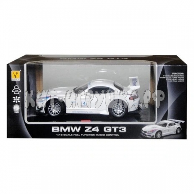 Машина БМВ BMW Z4 GT3 Р/У 1:18 866-1812