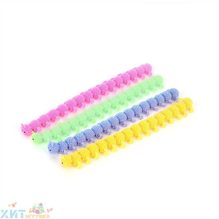 Мякиш тянучка Гусеница антистресс в ассортименте 1639