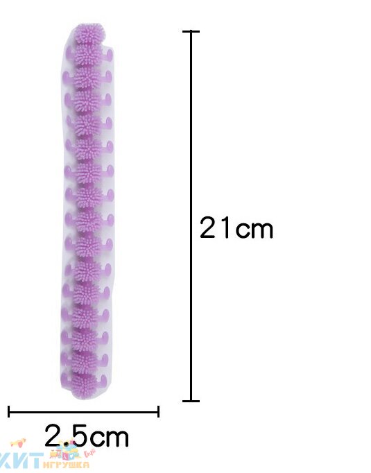 Мякиш тянучка Гусеница антистресс в ассортименте 1639