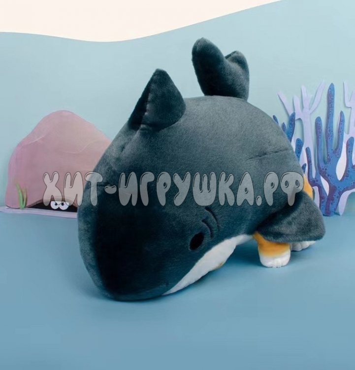 Мягкая игрушка Котик в костюме акулы 20 см 230602-1