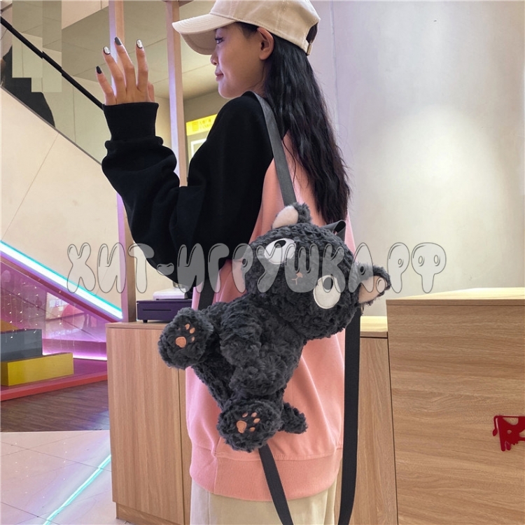 Рюкзак мягкая игрушка КОТИК 35 см ZZ02