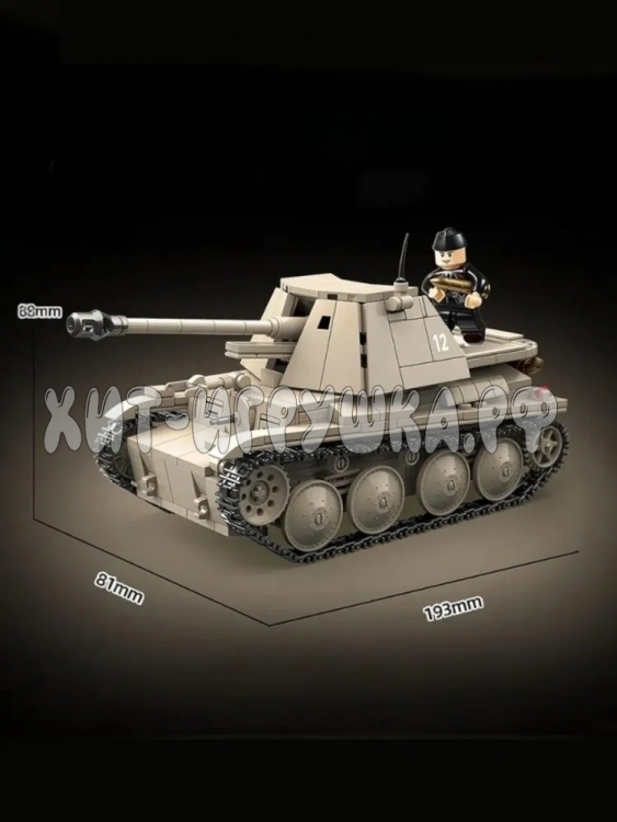 Конструктор Танк Самоходная установка Маrdеr 3H 661 дет. 100295