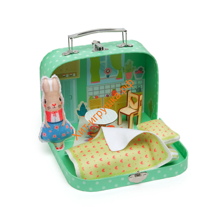 Игровой набор для детского творчества "Мой уютный  домик" Зайка dd-4