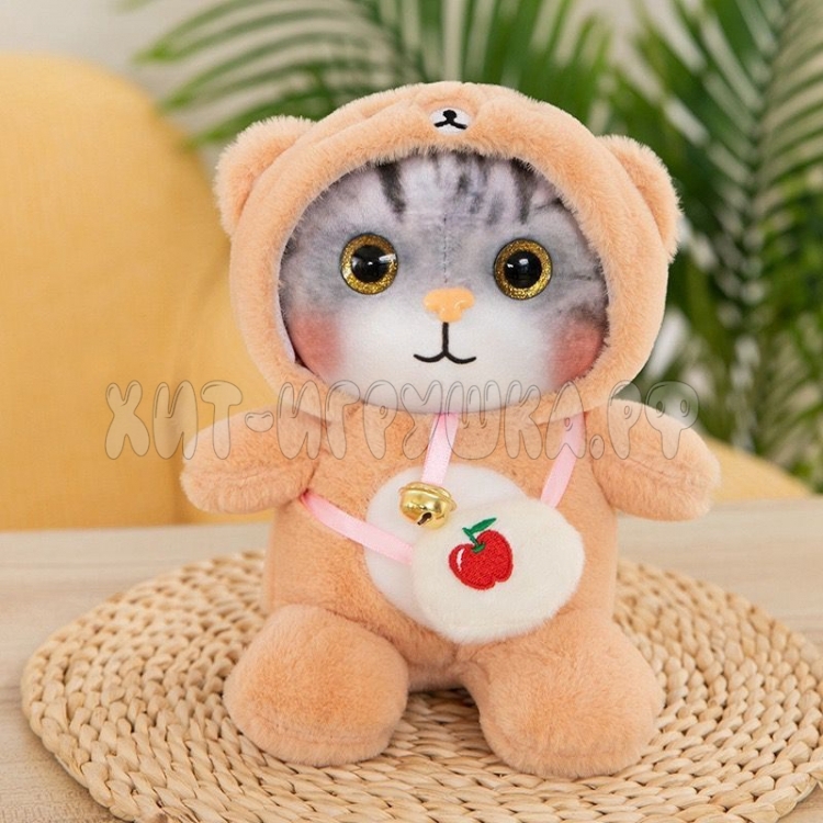 Мягкая игрушка Котик в костюме 30 см в ассортименте catk30
