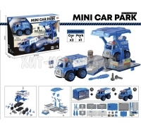 Конструктор Полицейская машина с отверткой в ассортименте LM9028