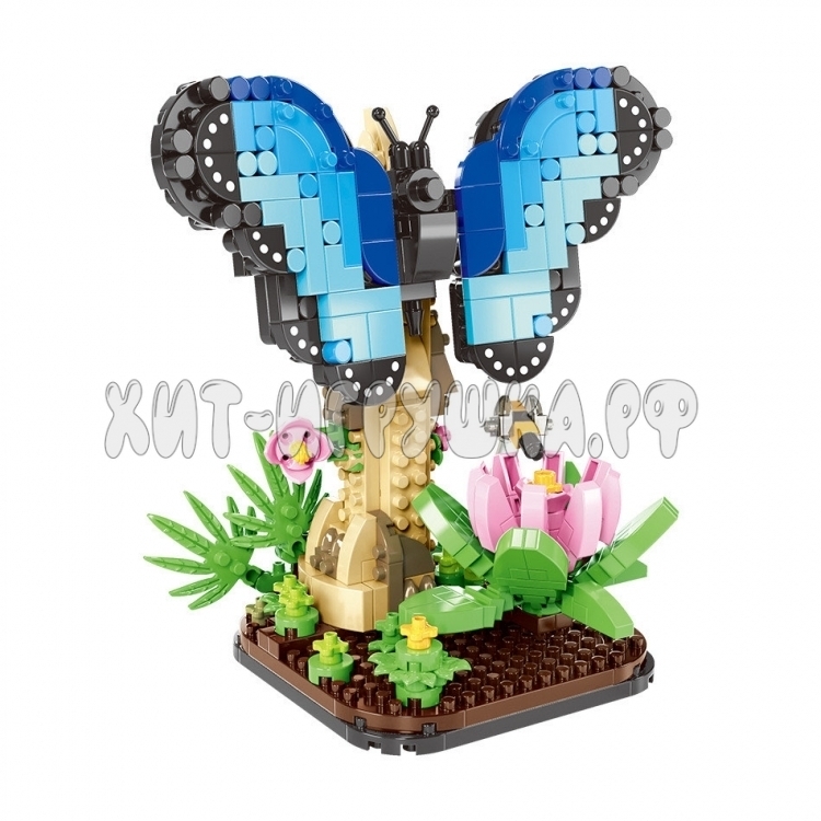 Конструктор 3D из миниблоков Бабочка 466 дет. MY97128