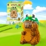 Конструктор 3D из миниблоков КАПИБАРА В ШАПКЕ 3438 дет. 89113