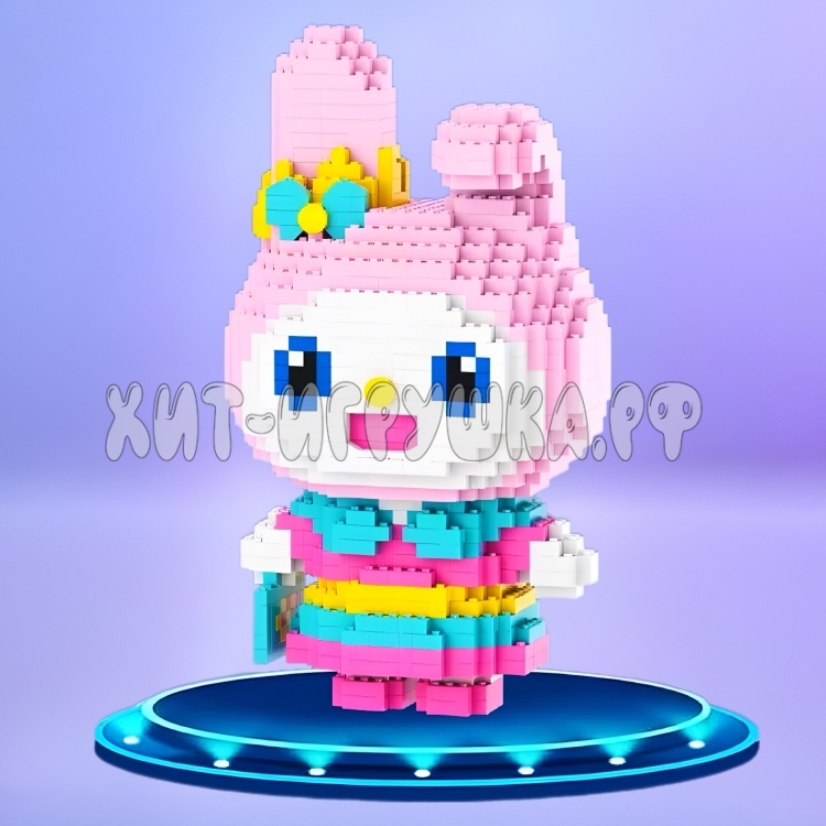 Конструктор 3D из миниблоков Мелоди Melody (из аниме Куроми Мелоди) 2104 дет. 88035