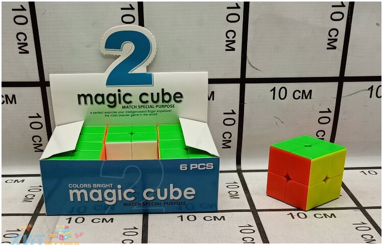 Кубик Рубика 2х2 6 шт в блоке 2188-7