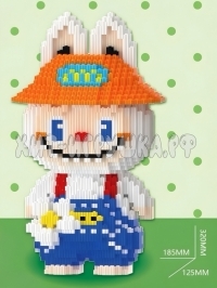 Конструктор 3D из миниблоков Labubu Лабубу 4463 дет. 7287