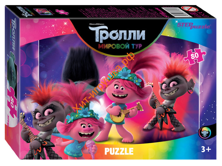 Мозаика "puzzle" 80 дет. "Trolls 2" в ассортименте 77170