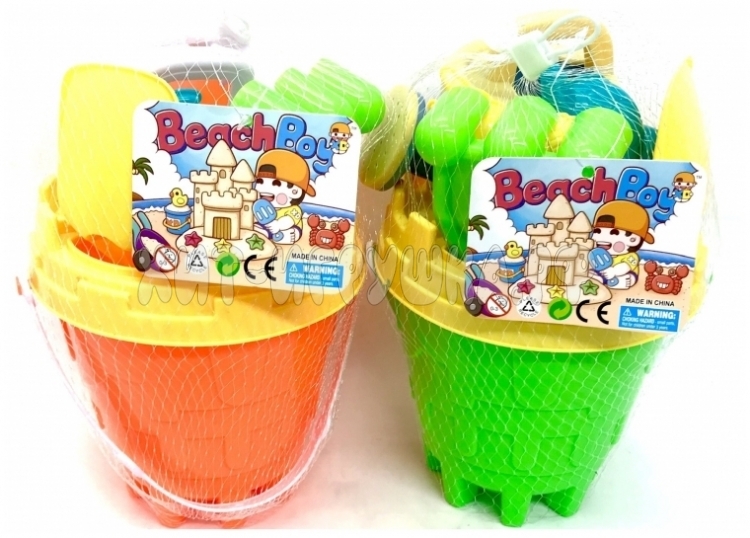 Набор игрушек для песочницы 7 предметов (ВЫБОР ЦВЕТА) 6304-2