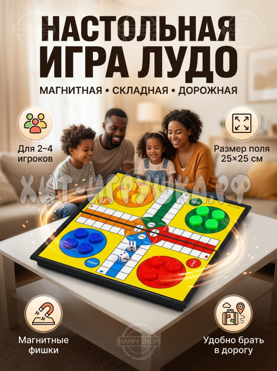 Настольная игра Ludo 8502 Настольная игра Ludo 8502