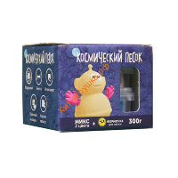 Космический песок МИКС песочный,  голубой + формочка (2 по 150 г) KP015SB