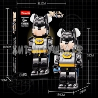Конструктор BearBrick Batman Бэтмен 1647 дет. 188006