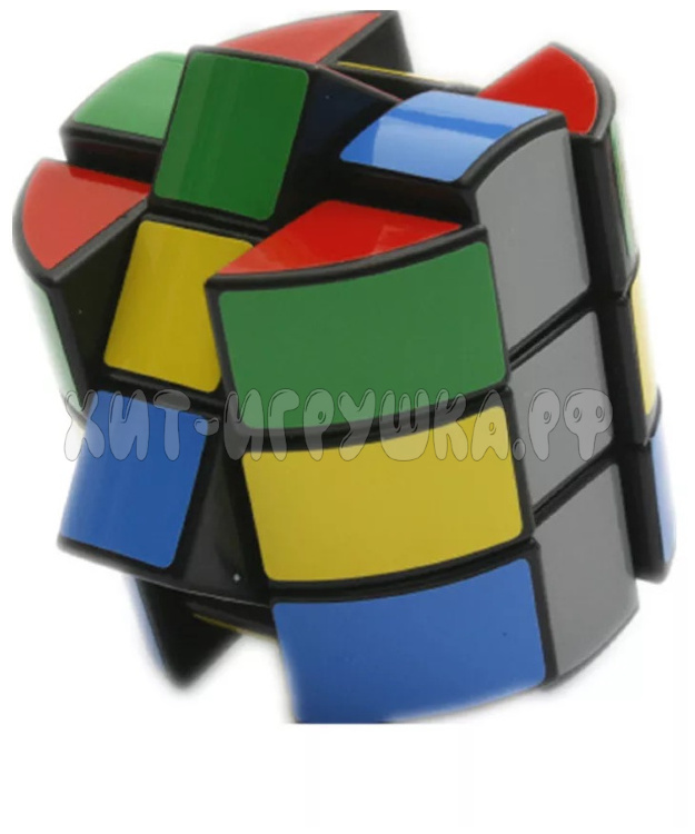 Кубик Рубика цилиндр 6 шт в блоке 2188-262