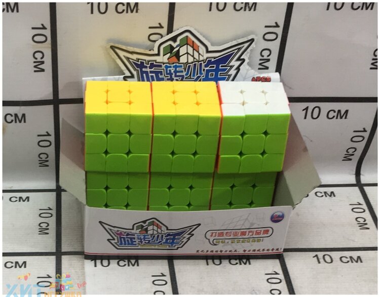 Кубик Рубика 3х3 6 шт в блоке в ассортименте 138-16-18